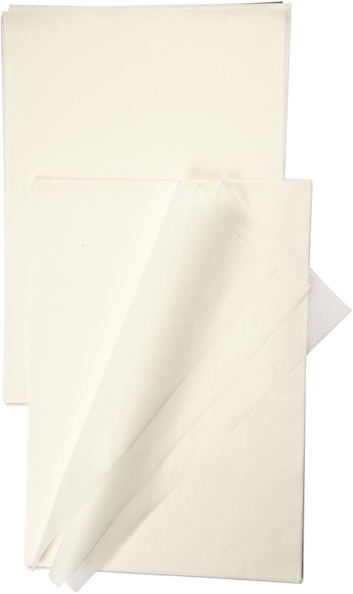 Imitatie rijstpapier,  14 gr, wit, 100vellen [HOB-20833]